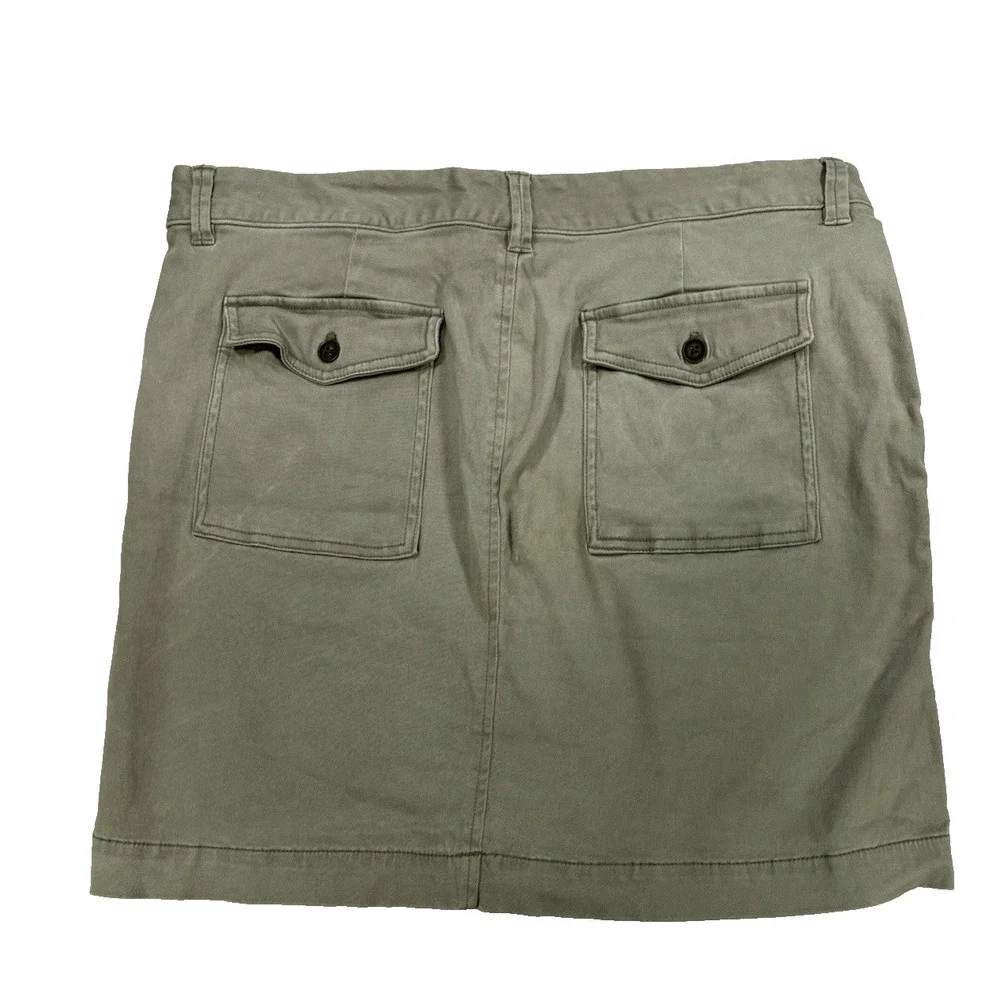 Old Navy Girls 14 Light Green Y2K Utility Mini Skirt Grunge Urban Streetwear‎